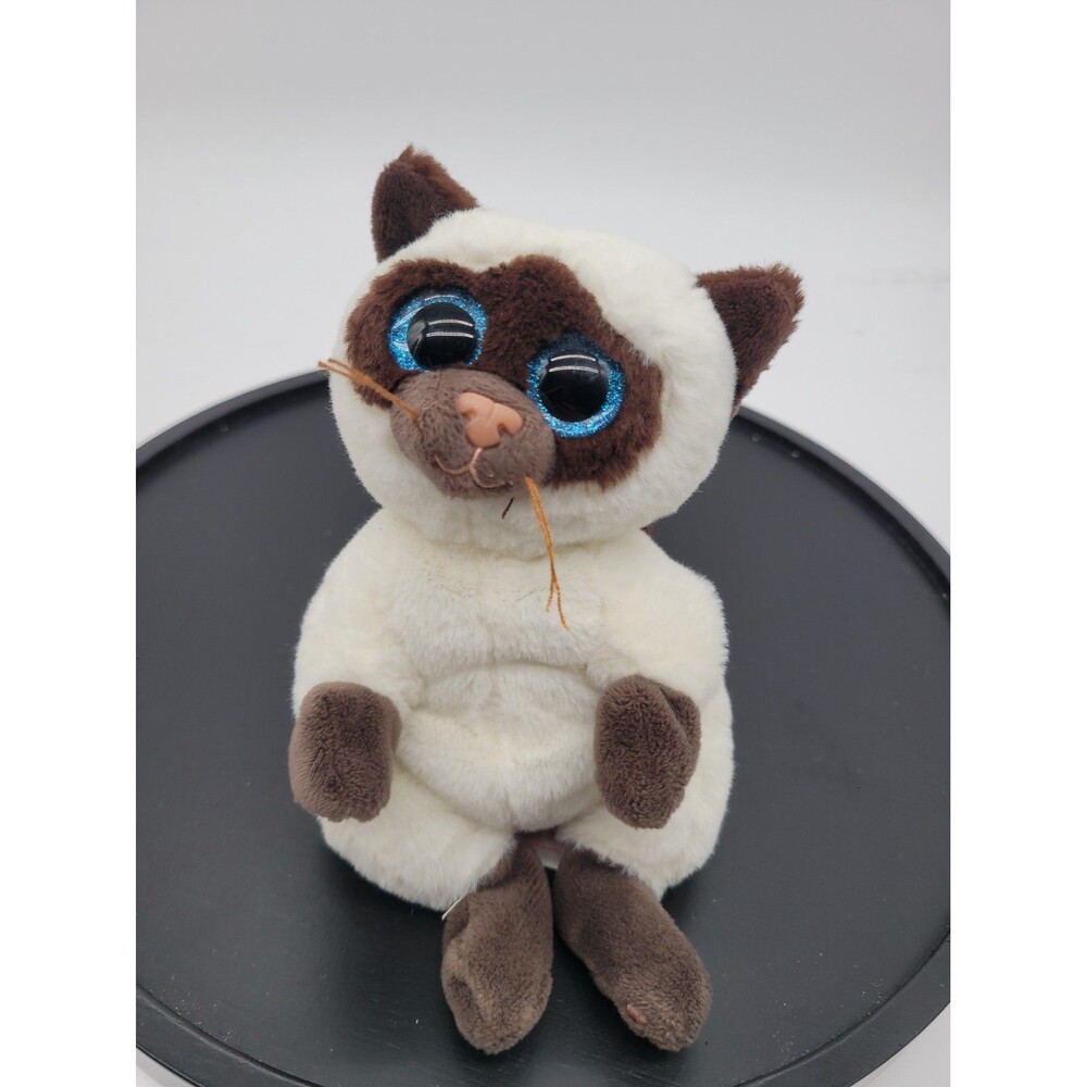 Ty 2021 Beanie Babies Miso the Siamese Cat Plush Toy 8"